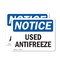 Signmission Used Antifreeze, 7 in W x Rectangle, Vinyl Decal OS-2PACK-NS-D-57-L-18822 - alternate 1